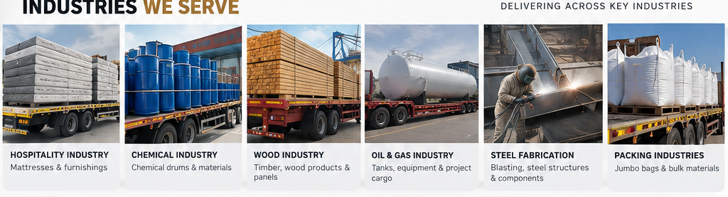 Industries served by Transfab